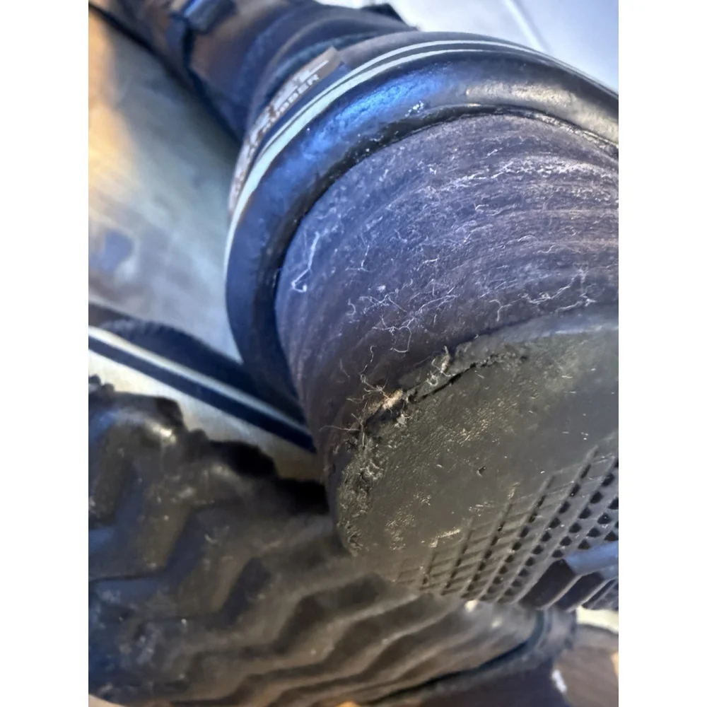 Sorel Conquest Carly Boot Black Waterproof Tall Moto Women’s size‎ 7.5 Read
